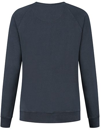 Sweater Wijs Met de Waddenzee Blauw detail