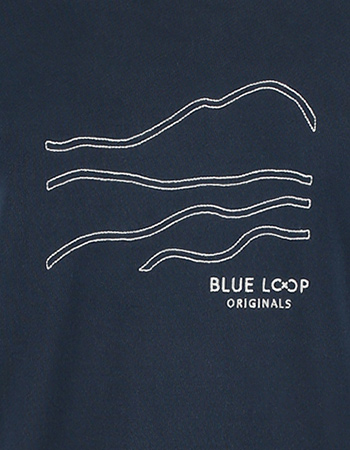 Sweater Originals Fleece Blue detail