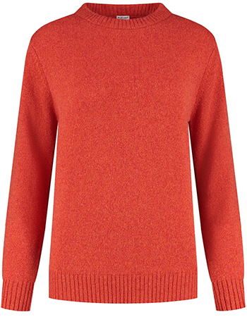 Trui  Gerecycled Wol Ritorti Red