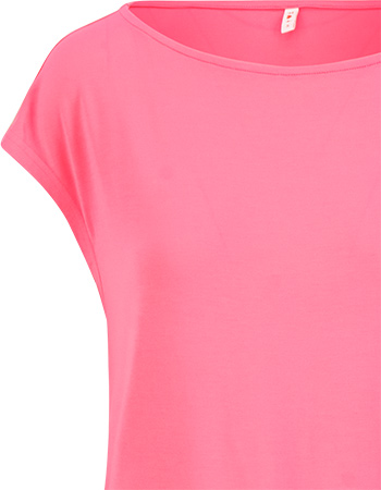 T‑shirt Breezy Flowgirl Strong Pink detail