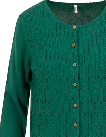 Cardigan Save The Brave Green detail