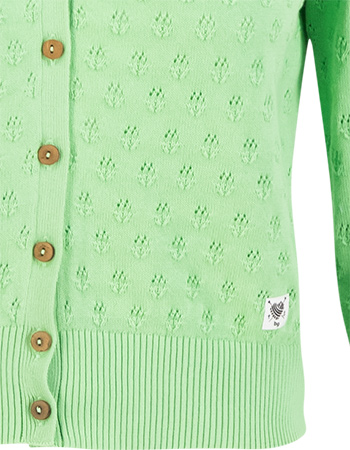 Cardigan Sweet Petite Menthol Green detail