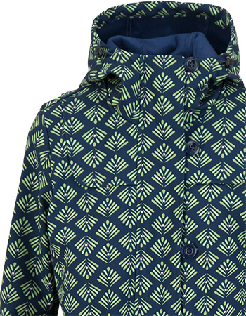 Regenjas Wild Weather My Retro Blues detail