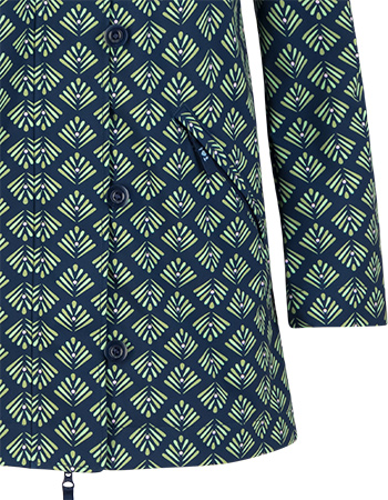 Regenjas Wild Weather My Retro Blues detail