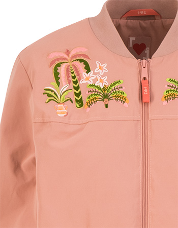 Jas Wild Heart Vintage Flower Pink detail