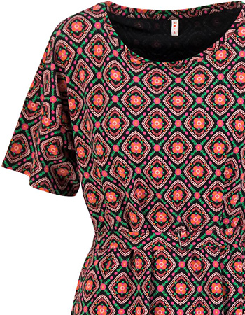 Jurk Easy Goes Happy Primrose detail