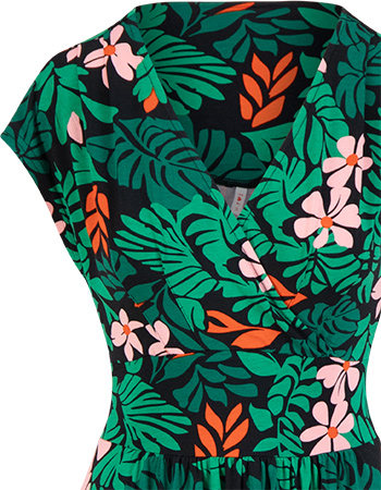 Jurk La Vie Belle Dreaming Under Palm detail