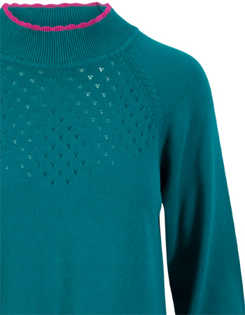 Jurk Deliciously Easy Nightlife Green detail