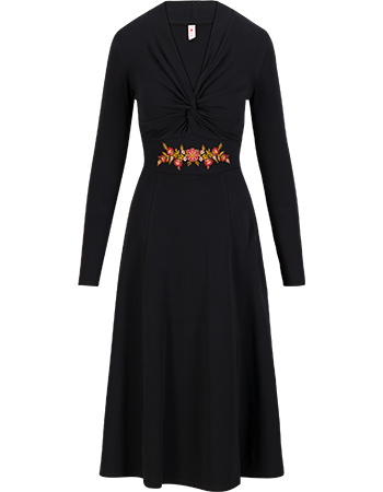 Jurk Hot Knot Shawl Black