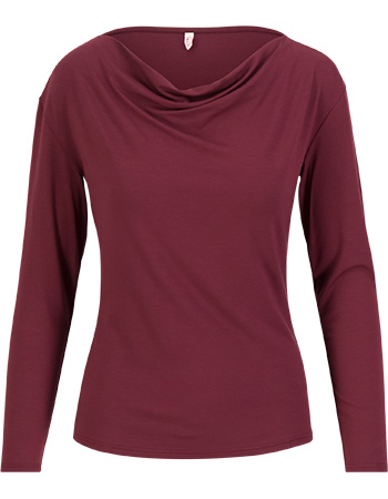 Longsleeve Wishfull Waterfall Burgundy