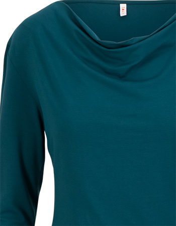 Longsleeve Wishfull Waterfall Emerald detail