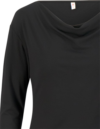Longsleeve Wishful Waterfall Black detail