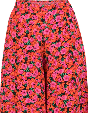 Culottes In Full Bloom Bed Of Pimroses detail