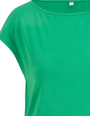 T‑shirt Breezy Flowgirl Strong Green detail