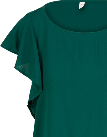 T‑shirt Lovebirds Wings Green detail