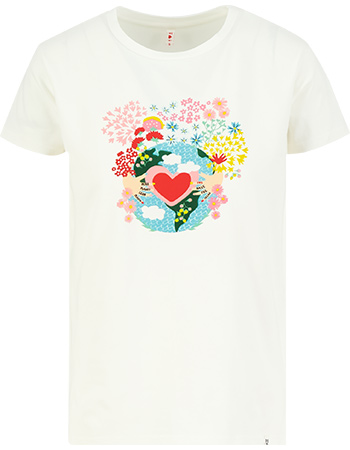 T&#8209;shirt More Planet Less Plastic Pure Soul White