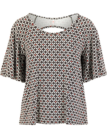 T&#8209;shirt Fly Little Bird Cherry Party Black