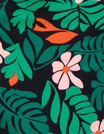 Shirt Wishful Summer Waterfall Dreaming Palm detail