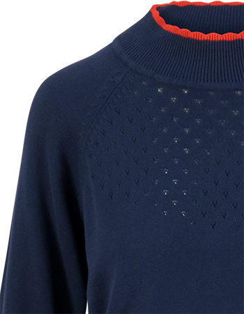 Trui Delicious Minds Cold Wind Blue detail