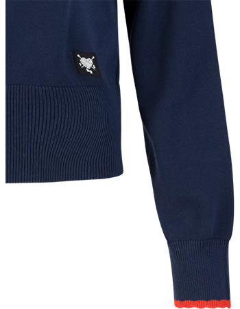 Trui Delicious Minds Cold Wind Blue detail