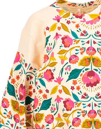 Sweater Jacky Rwin Daisy Dolly Creme detail