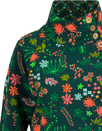 Sweater Oh So Net Green detail