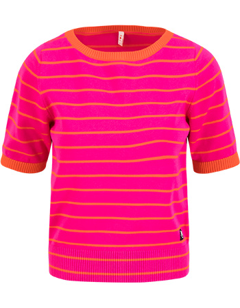 Trui Korte Mouw Pretty Peppy Pink Picnic