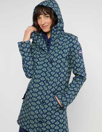 Waterdichte jas van gerecycled polyester – stijlvol, lichtgewicht en perfect voo