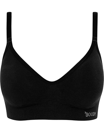 Bamboe T‑shirt BH Zonder Beugel Zwart