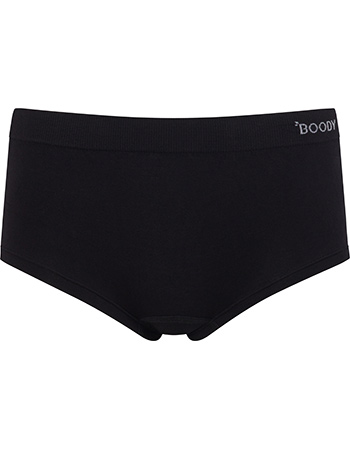 Bamboe Boyshort Naadloos Zwart