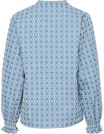 Blouse Pzfenya Medium Blue Denim detail