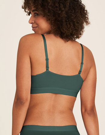 BH Bralette Top  Dark Green