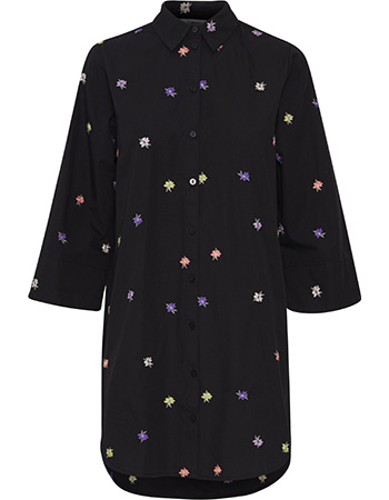 Blouse Lang Byhanla Emb Multi Color