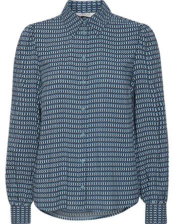 Blouse Byjosa Puff  Smoke Blue Mix