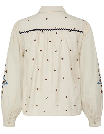 Blouse Byirisa Creme detail