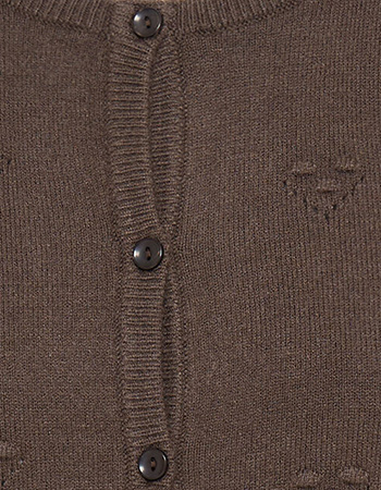Cardigan Bymanina Structure Java Melange detail