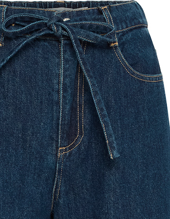 Jeans Bylukan Dark Blue Denim detail