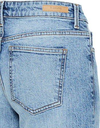Jeans Bykyjla Mid Blue Denim detail