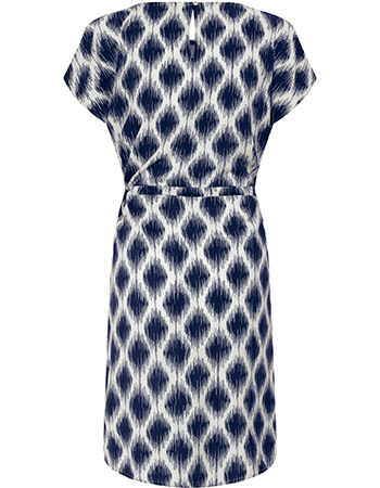 Jurk Bymmjoella Ogee Ikat Med Blue detail