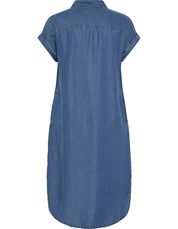 Jurk Bykosmo Mid Blue Denim detail