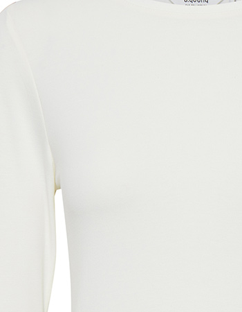 Longsleeve Bypamila Bio Off White detail