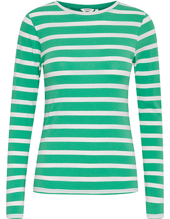 Longsleeve Bypamila  Ming Green Mix
