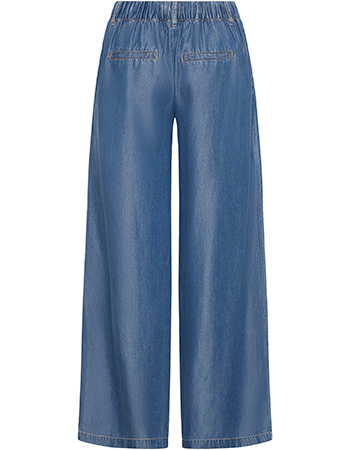 Jeans Pantalon Bykosmo Wide Mid Blue Denim detail