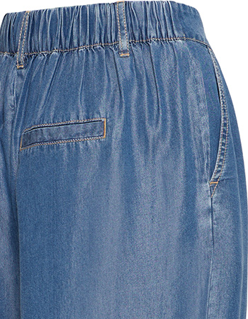 Jeans Pantalon Bykosmo Wide Mid Blue Denim detail