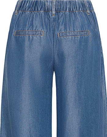 Jeans Pantalon Bykosmo Wide Mid Blue Denim detail