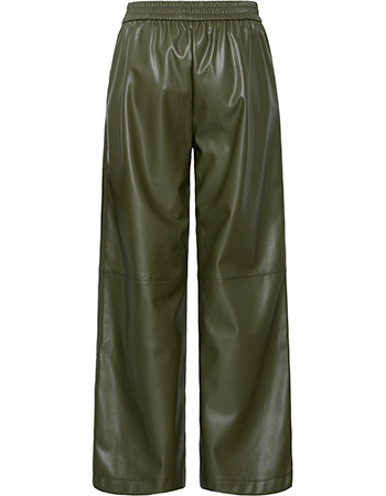 Pantalon Vegan Bydaja Grape Leaf detail