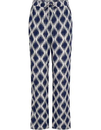 Pantalon Bymmjoella Ogee Ikat Med Blue