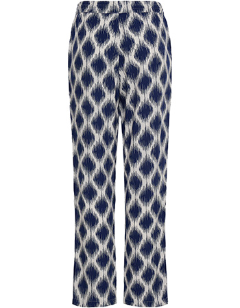 Pantalon Bymmjoella Ogee Ikat Med Blue detail