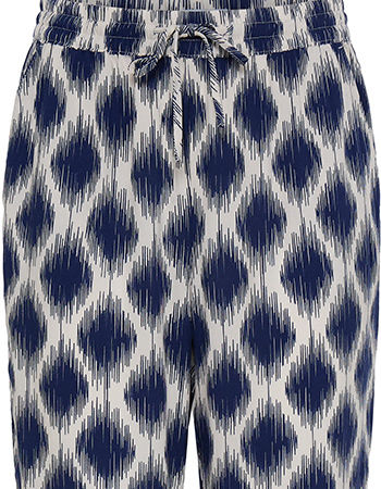 Pantalon Bymmjoella Ogee Ikat Med Blue detail