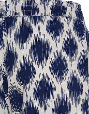 Pantalon Bymmjoella Ogee Ikat Med Blue detail